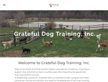 Tablet Screenshot of gratefuldogvt.com